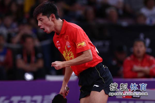 韩国乒乓球队绝杀奥地利乒乓球队，张继科爆发神勇